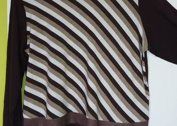 XL/XXL(50/52) Brązowa wygodna tunika bop mode