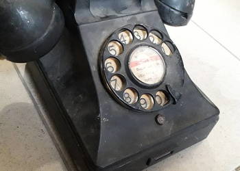 Bell Telephone zabytkowy czarny bakielitowy telefon