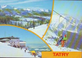 K.  Poczt.Tatry - panorama z Głodówki z koresp. K.  Poczt.Tatry - panorama z Głodówki z koresp.