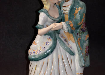 Porcelana Roceram Para tańcząca sygnowana do kolekcji, 30cm