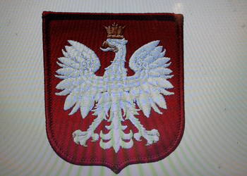 GODŁO na mundur galowy naszywka ORZEŁEK 55x66