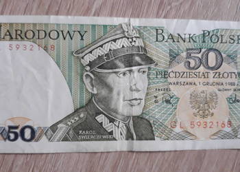 50 złotych 1 XII 1988 r seria GL