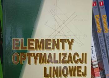 Elementy optymalizacji liniowej używane podręczniki szkolne Elementy optymalizacji liniowej używane podręczniki szkolne