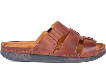 Klapki męskie na wygodnej podeszwie Łukbut