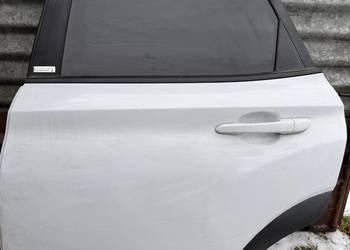 Hyundai kona lewe tylnie drzwi  kompletne biały kolor do założenia