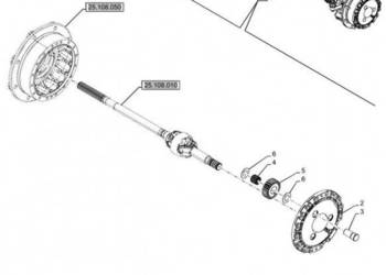 New Holland T6070 Element nośny 48029386