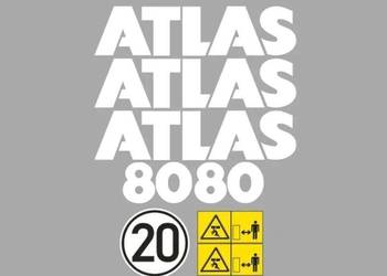 Naklejki oklejenie ATLAS 80 Zamiennik