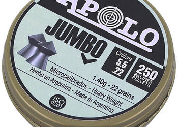 Śrut Apolo Jumbo 5.5 mm 250 szt. 1.40g/22.0gr (19921)