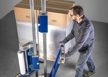 Mobilna owijarka do palet PACKMORE WRAPMAN