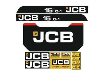 Naklejki oklejenie naklejka - JCB 15 C-1 Zamiennik