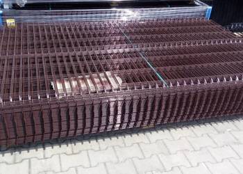 Panel ogrodzeniowy fi 4.0 x 2.03 x 3 V Brązowy