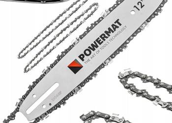 PROWADNICA DO PIŁY 30CM 12" + 2X ŁAŃCUCH 3/8" AKUMULATOROWEJ SPALINOWEJ