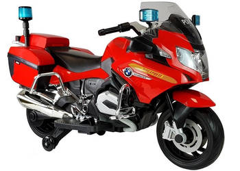 Autko motorek MOTOR BMW POLICJA R1200 na akumulator dla dzieci