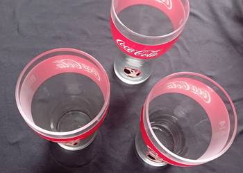 Trzy kolekcjonerskie - kibicowskie szklanki Coca Cola. Mundial 2014.