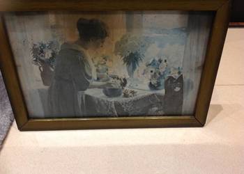 Stary Obraz Obrazek Max Arenz 1908 Sygnowany