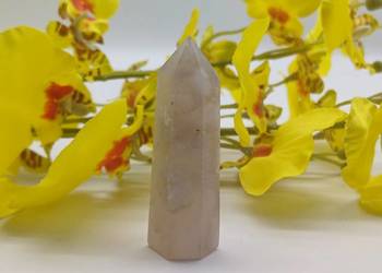 Kolekcjonerski naturalny Agat obelisk stożek stojący 55mm #52