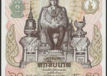 Tajlandia 60 baht ( batów ) 1987 - okolicznościowy - stan bankowy UNC