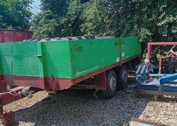 przyczepa dwuosiowa Tandem , burty aluminiowe