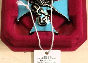 Odznaka 18. Pułk Ułanów Pomorskich II RP REPLIKA(16)