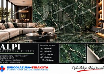 gres 60/120 alpi green rektyfikowany poler gat.1 entr