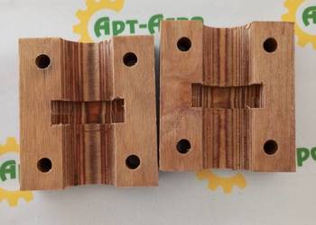 AZ31217 Drewniane łożysko do wału mieszadła słomy 38 mm kombajnu zbożowego 