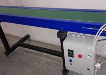 Podajnik tasmowy stół selekcyjny  sortowniczy etykieciarka