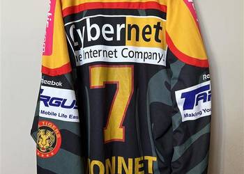 Hokej Szwajcaria SCL TIGERS nr 7 MONNET - XXL - UNIKAT