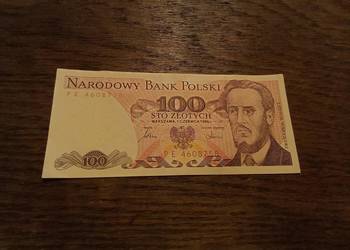 100 zł Waryński PRL seria PE 1986
