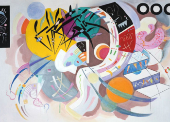 Abstrakcja na prezent Dominujące linie - Wassily Kandinsky