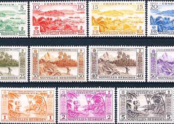 NOWE HEBRYDY 1957-kompletna seria MNH**.Gratis wysyłka!