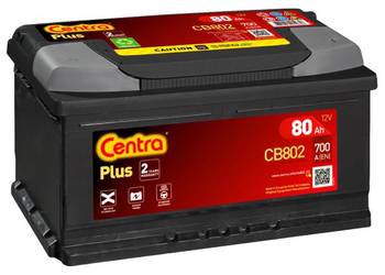 Akumulator Centra Plus 12V 80Ah 700A CB802