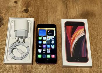 iPhone SE 2020 / 128 GB / czerwony / 100% sprawny
