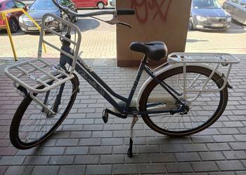Stylowy rower holenderski Gazelle Miss Grace, stan dobry, matowy błękit