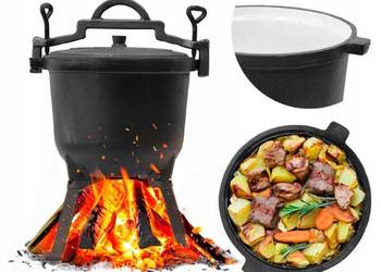 219 zł Kociołek 10 litrów żeliwny lub emaliowany