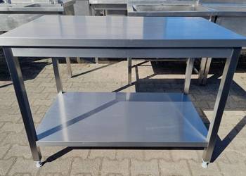 tół Gastronomiczny z Półką - CENTRALNY - 120/70/85 cm - M.743 N