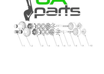 Zestaw naprawczy pompy Liebherr/Rexroth A8V107 A8V160 A8V80 A8V55 OEM/ODM