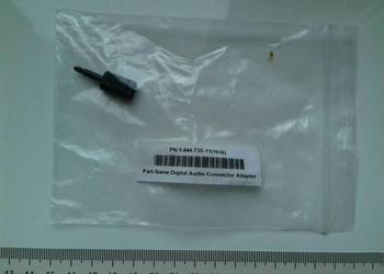 Digital Audio Connector Adapter optyczny, SPDIF, 1-844-735-11
