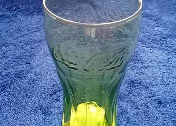 Zielona kolekcjonerska szklanka Coca Cola 0,25 L.