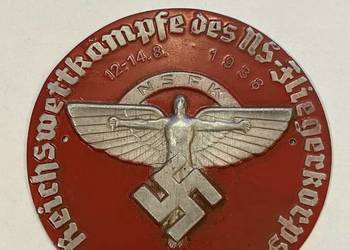 Niemiecka plakietka Narodowosocjalistyczny Korpus Lotniczy, NSFK 1938