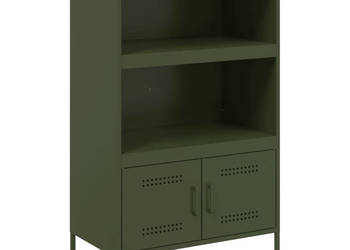 Szafka oliwkowa 68x39x113 cm stal WM-842974