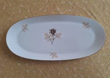 Półmisek Rosenthal Schattenrose (czarna róża) porcelana