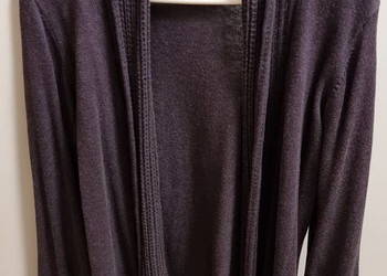 Sweter typu kardigan, fiolet, S/M