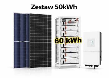 Zestaw budżetowy 60kWh HV (panele, inwerter, 3 fazy, magazyn 60 kWh)