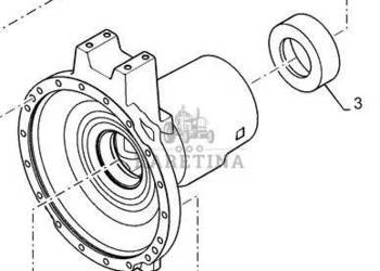 New Holland T8.330 T8.360 T8.390 T8.420 Koszyk Obudowa Łożyska 84176682
