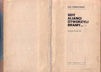 (085) GDY ALIANCI OTWORZYLI BRAMY… - OLGA WORMSER – MIGOT;