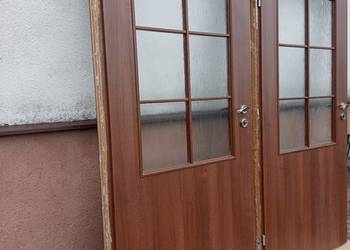 Transport, Drzwi 90 L wewnętrzne + ościeżnica/kompletne hronos orzech BDB