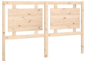 Wezgłowie łóżka 1555x4x100 cm lite drewno sosnowe WM-817945