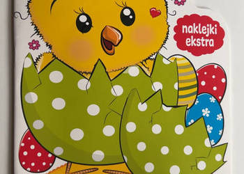 NOWA KOLOROWANKA Z Naklejkami Kurczak Klementynka Zwierzakowe Kolorowanki