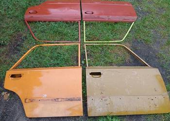 Komplet zdrowych drzwi fiat 125p 4szt.