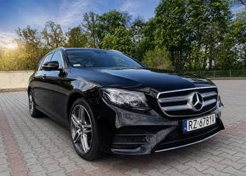 Mercedes E220d 4 matic AMG Niski przebieg  salon Polska